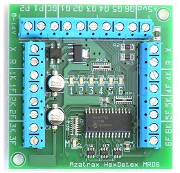 six channel proximity sensor