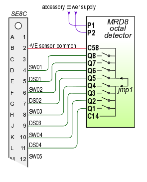 se8c detector inputs