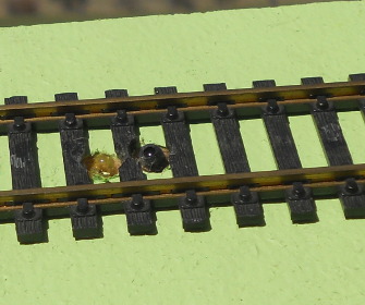 sensors between the rails
