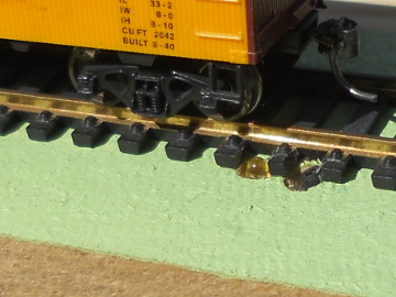 IR sensors beside the rails