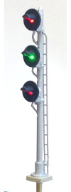 N scale triple searchlight signal