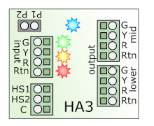 HA3 triple head adapter