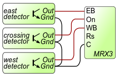 block detector connections