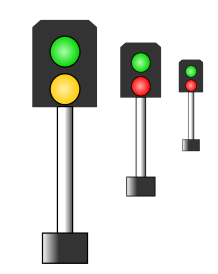 distant, home and starter signals