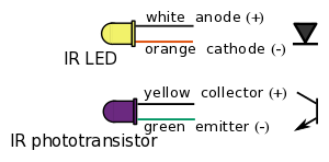 IR sensor equivalent connections