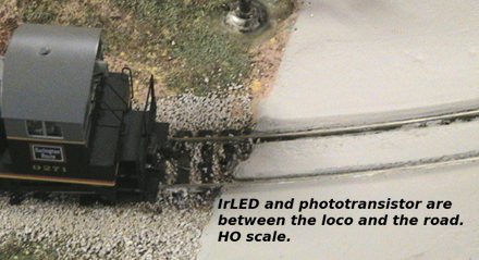 IR track sensors