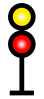 yellow over red signal