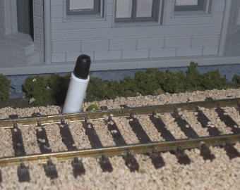 IR receiver beside the rails