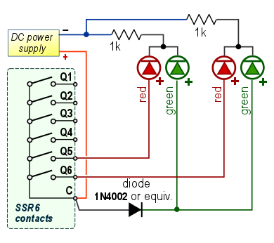 common cathode signals